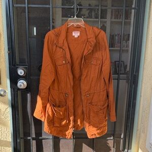 Mossimo Women's Utility Jacket in Rich Orange